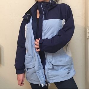 L.L. Bean windbreaker/ski coat zip up jacket!!